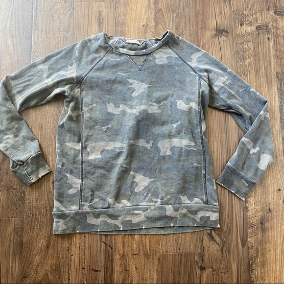 Ragdoll Distressed Camo Sweatshirt - Picture 2 of 8